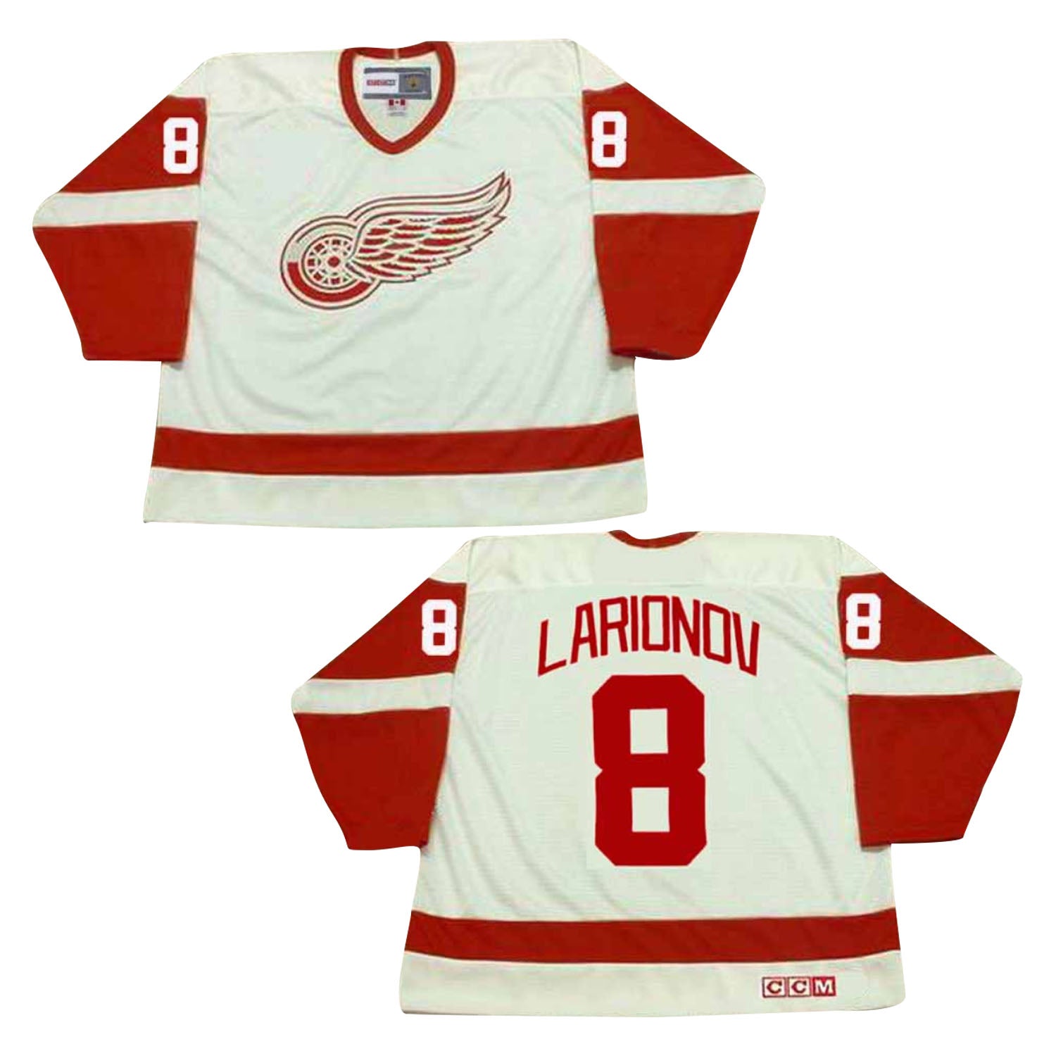 Igor Larionov Detroit Red Wings 8 Jersey