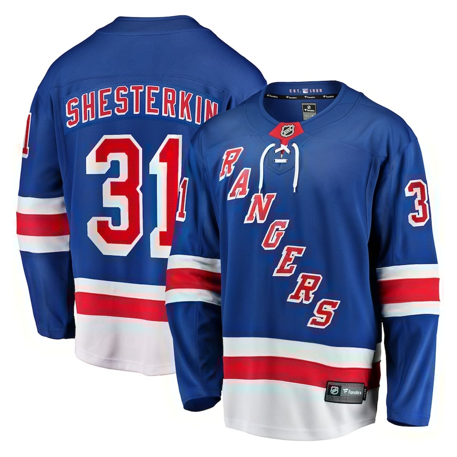 Igor Shesterkin New York Rangers 31 Jersey