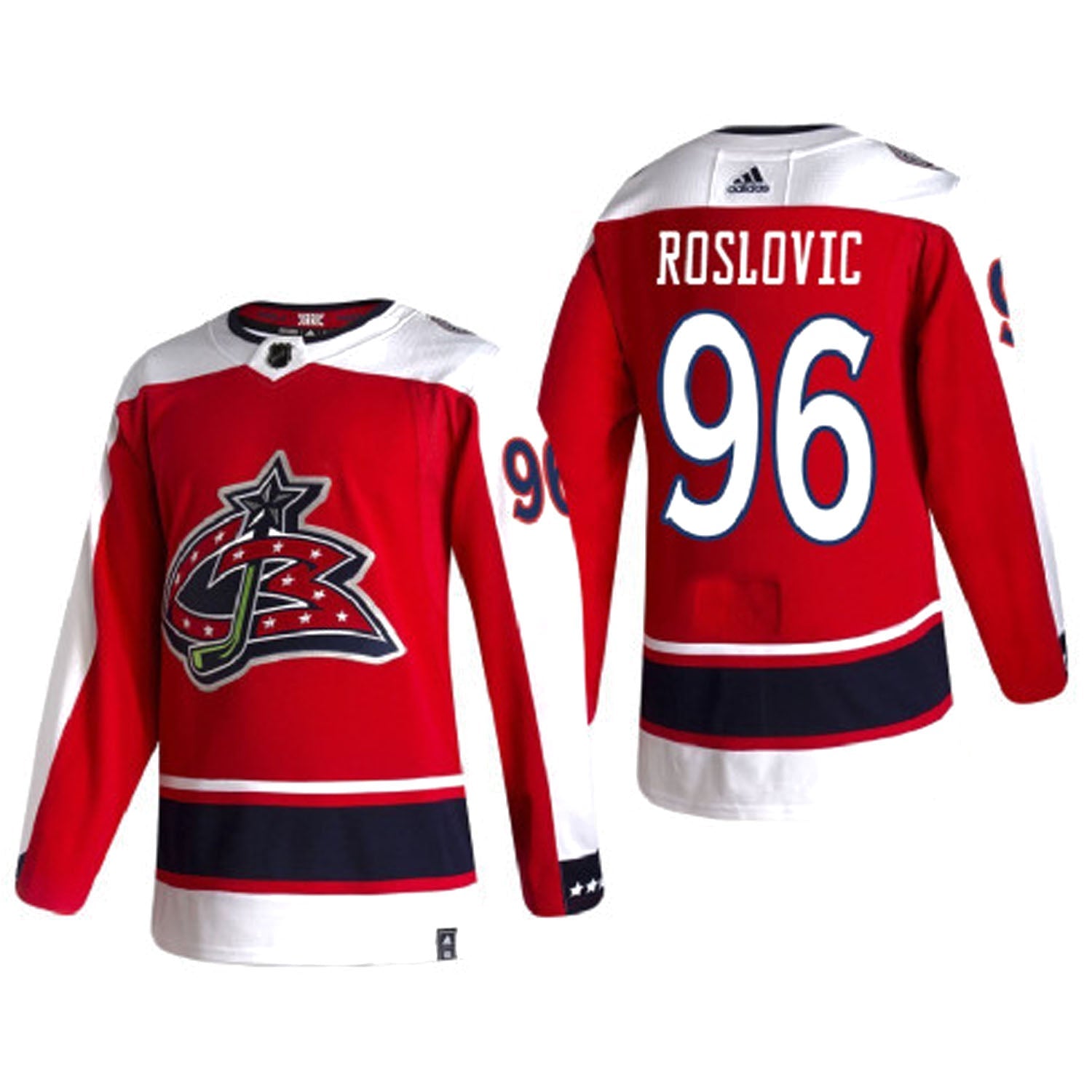 Jack Roslovic Columbus Blue Jackets 96 Jersey