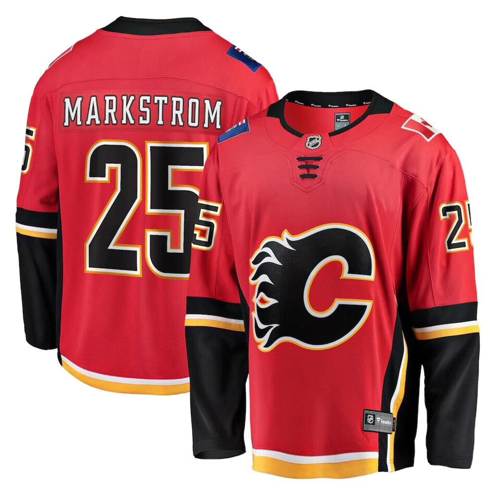 Jacob Markstrom Calgary Flames 25 Jersey