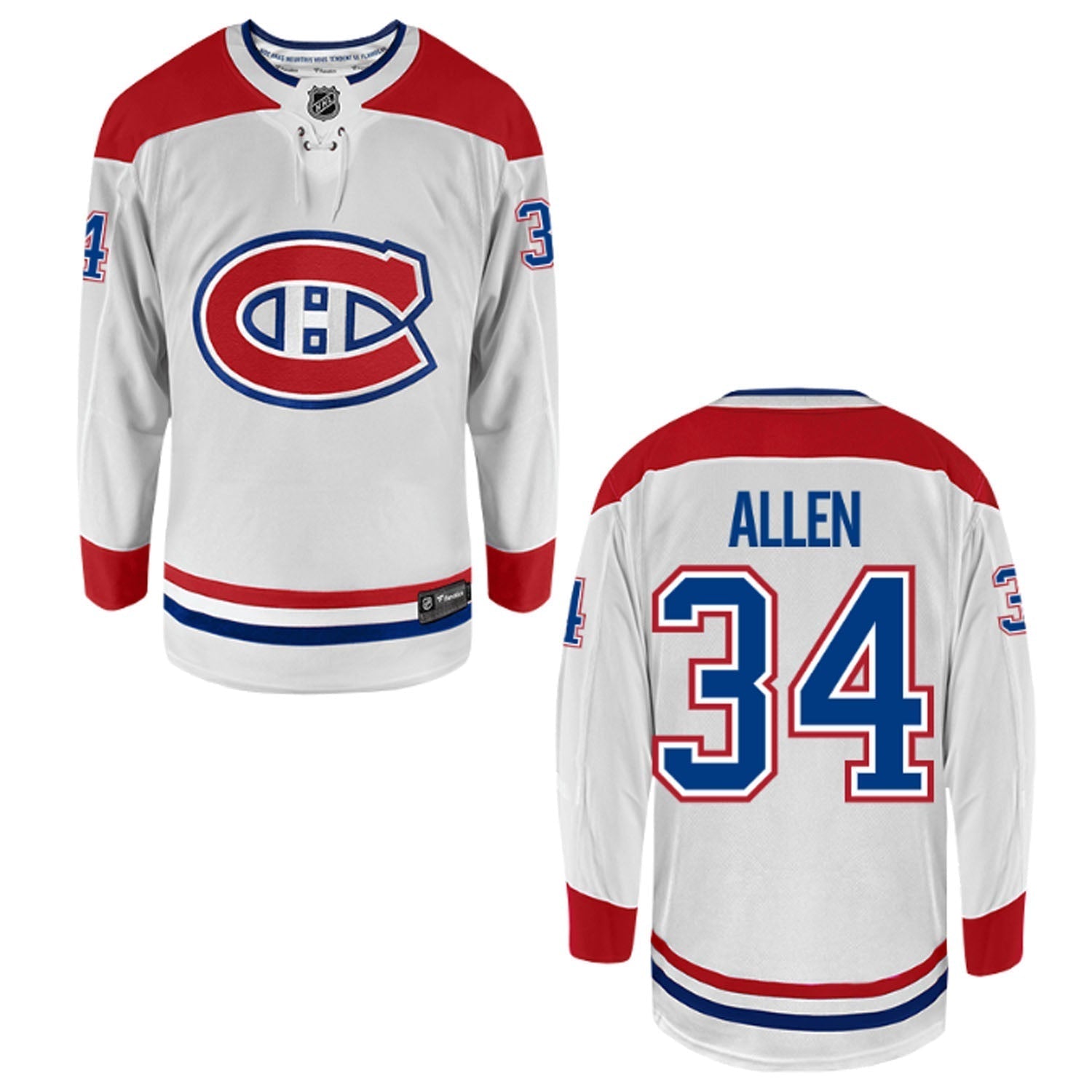 Jake Allen Montreal Canadiens 34 Jersey