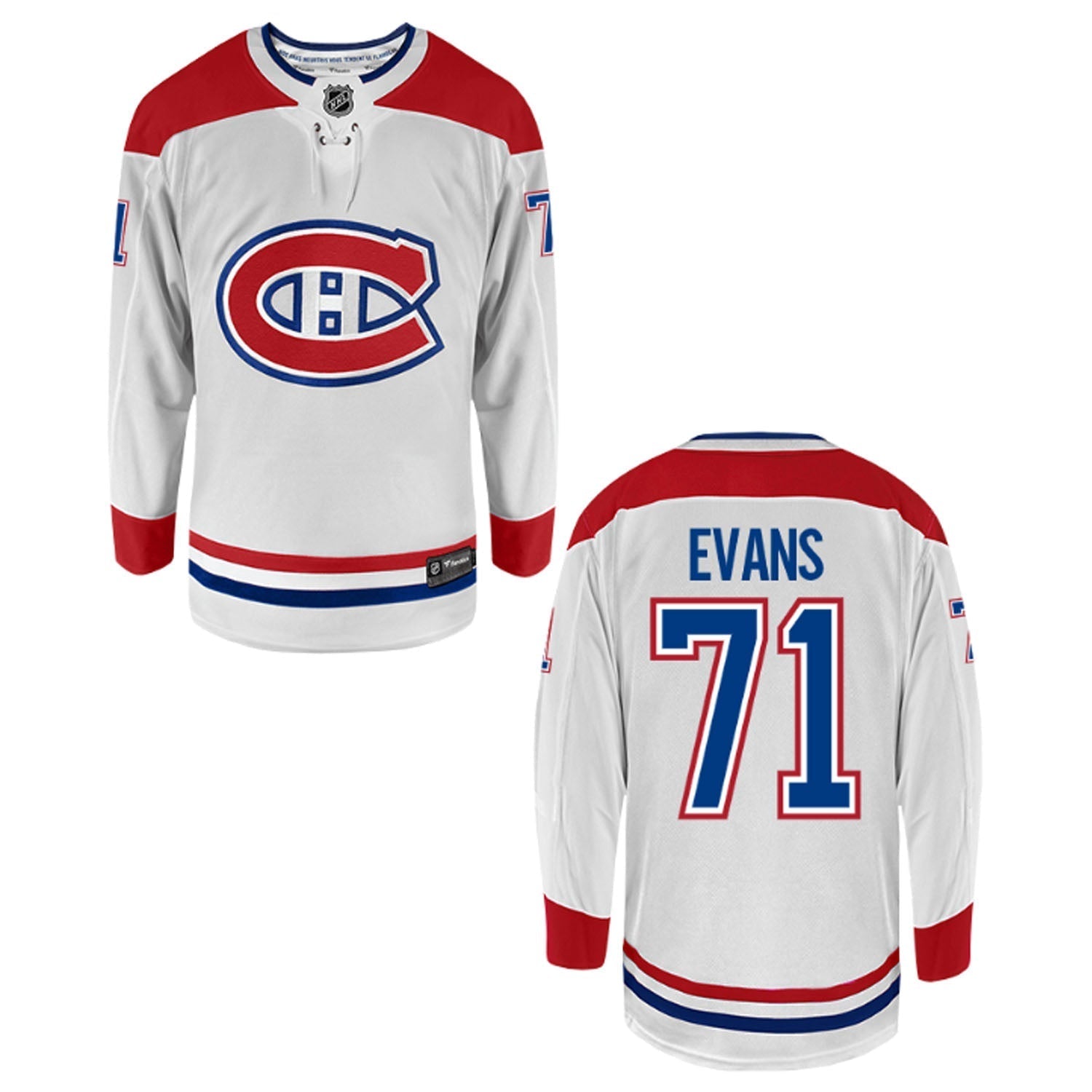 Jake Evans Montreal Canadiens 71 Jersey