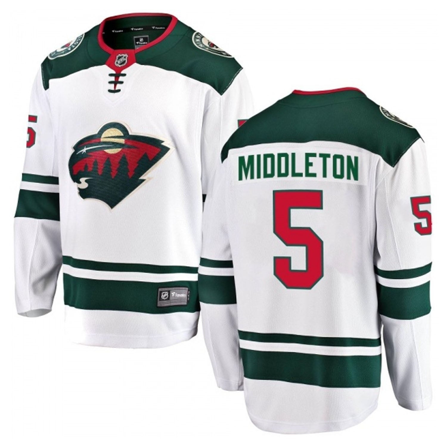 Jake Middleton Minnesota Wild 5 Jeresy