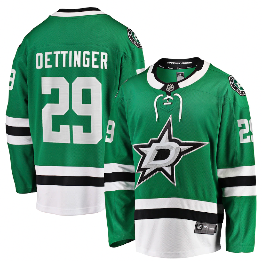 Jake Oettinger Dallas Stars 29 Jersey