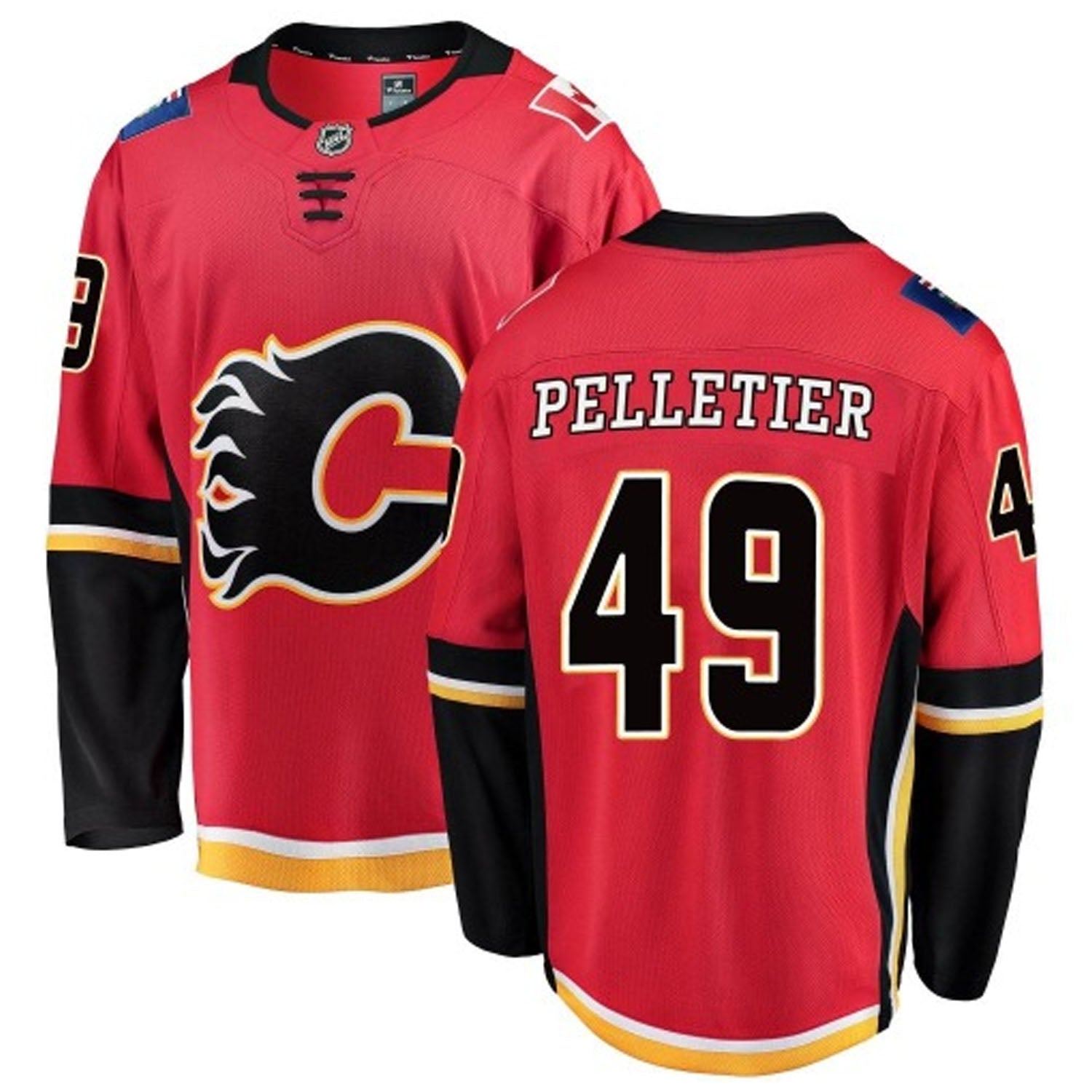 Jakob Pelletier Calgary Flames 49 Jersey