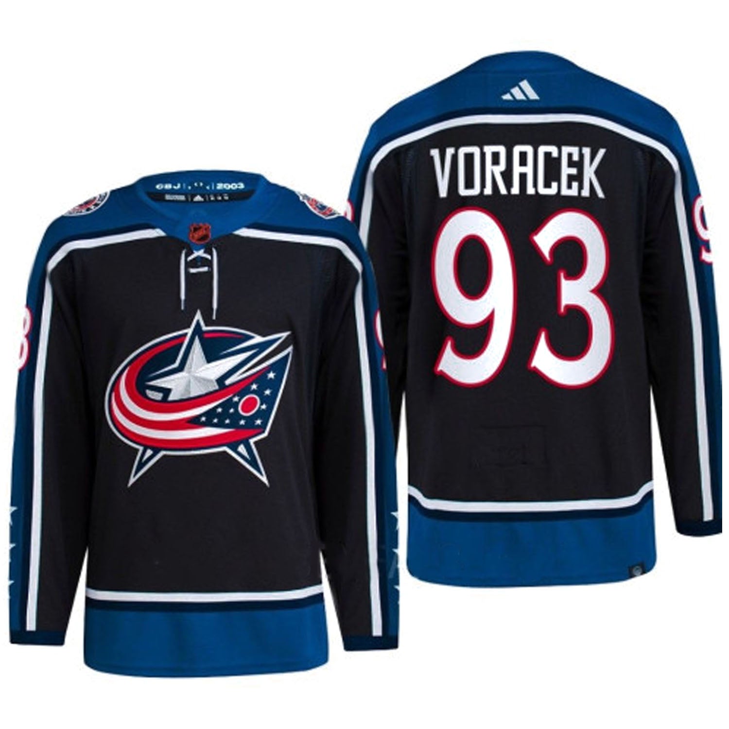 Jakub Voracek Columbus Blue Jackets 93 Jersey