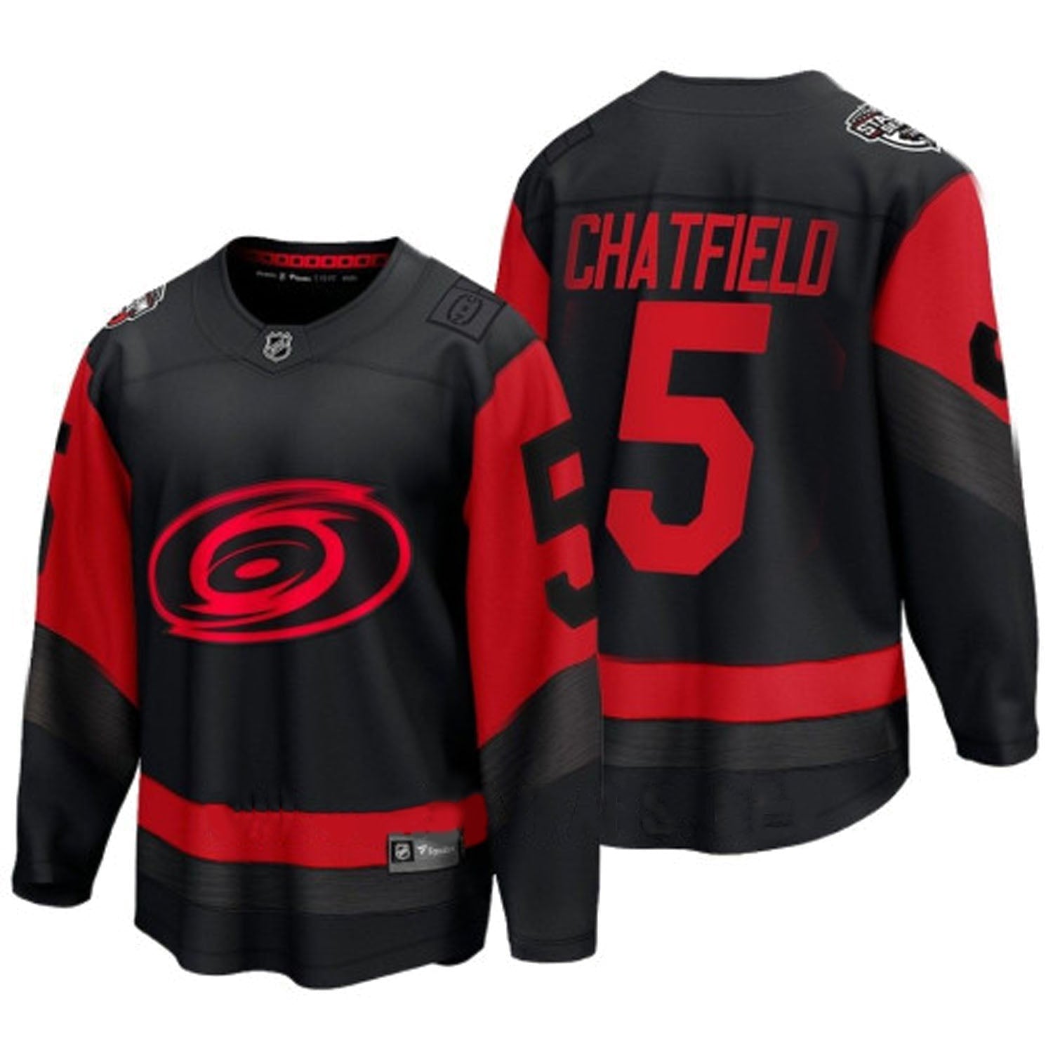 Jalen Chatfield Carolina Hurricanes 5 Jersey