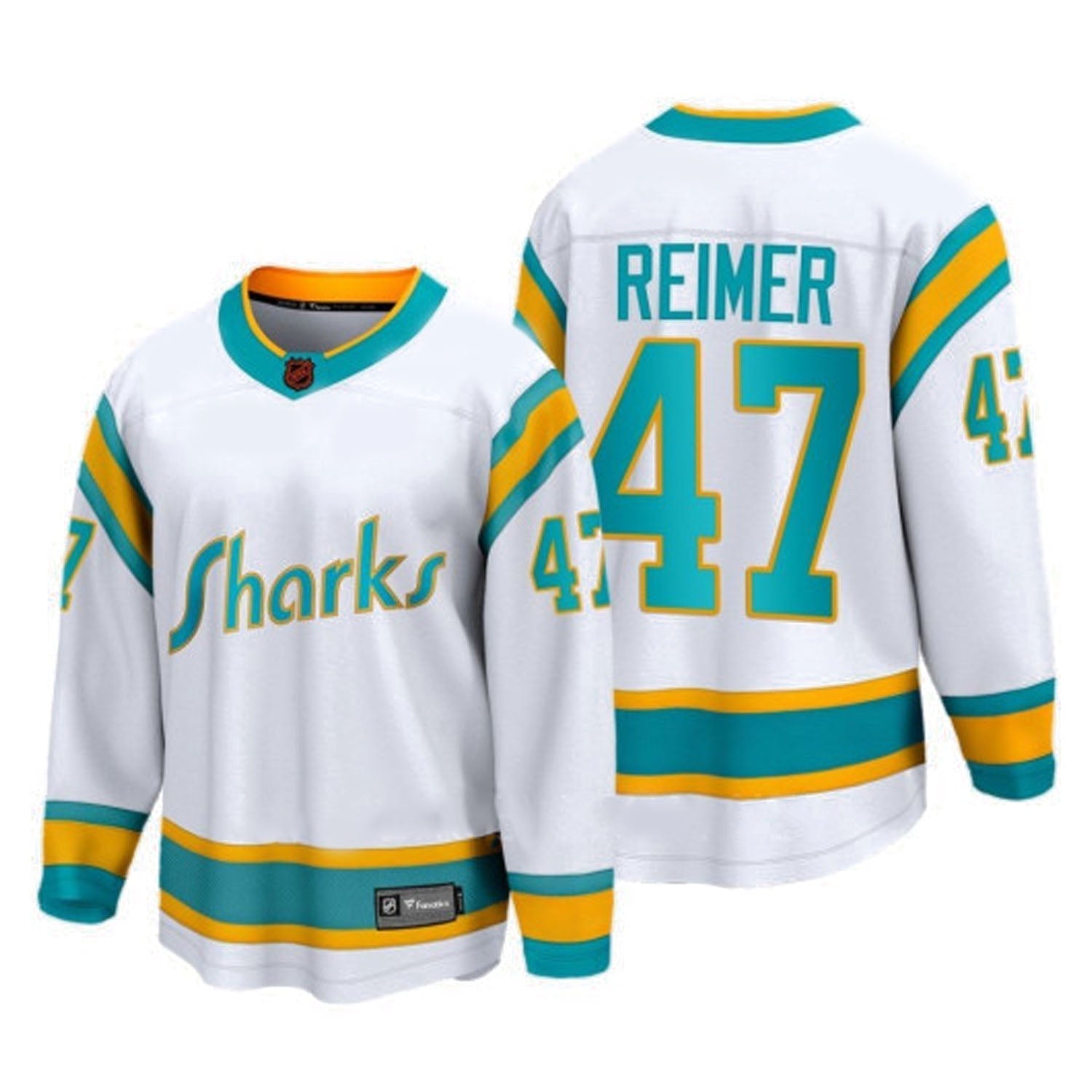 James Reimer San Jose Sharks 47 Jersey