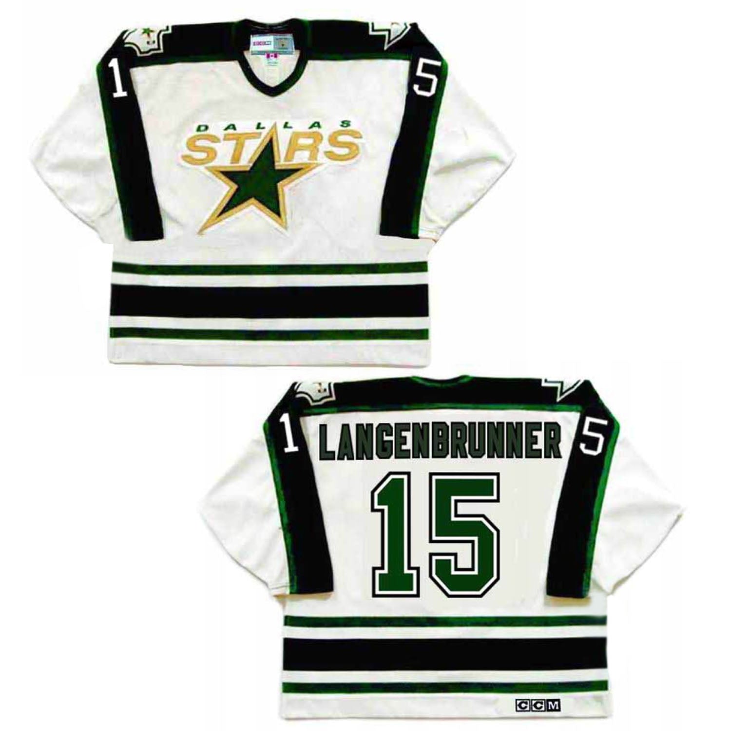 Jamie Langenbrunner Dallas Stars 15 Jersey