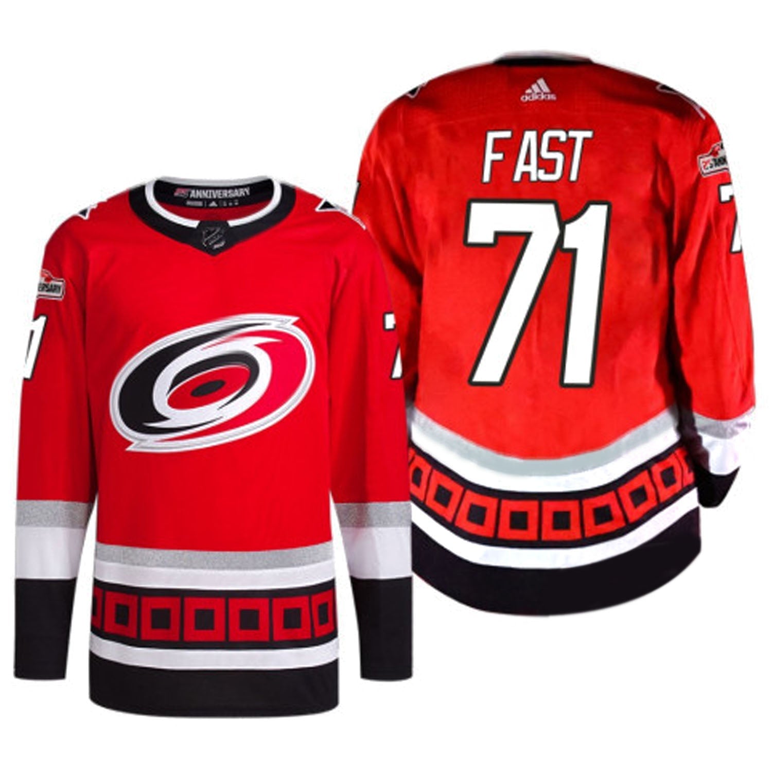 Jesper Fast Carolina Hurricanes 71 Jersey