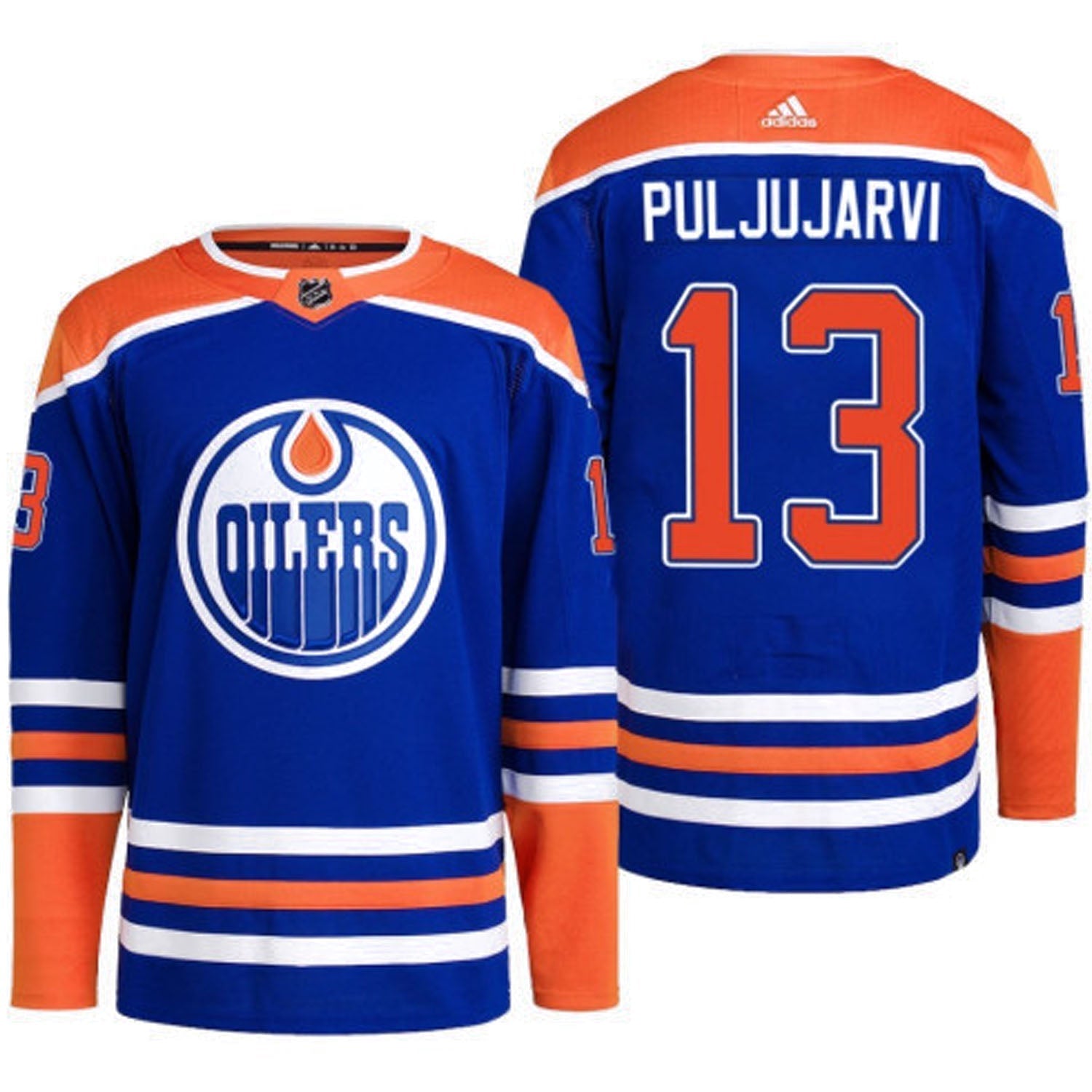 Jesse Puljujarvi Edmonton Oilers 13 Jersey