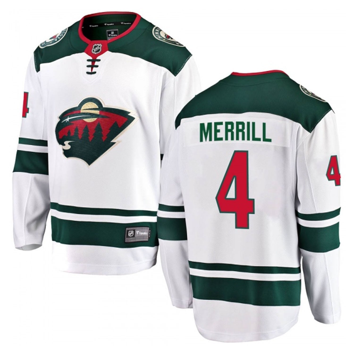Jon Merrill Minnesota Wild 4 Jersey