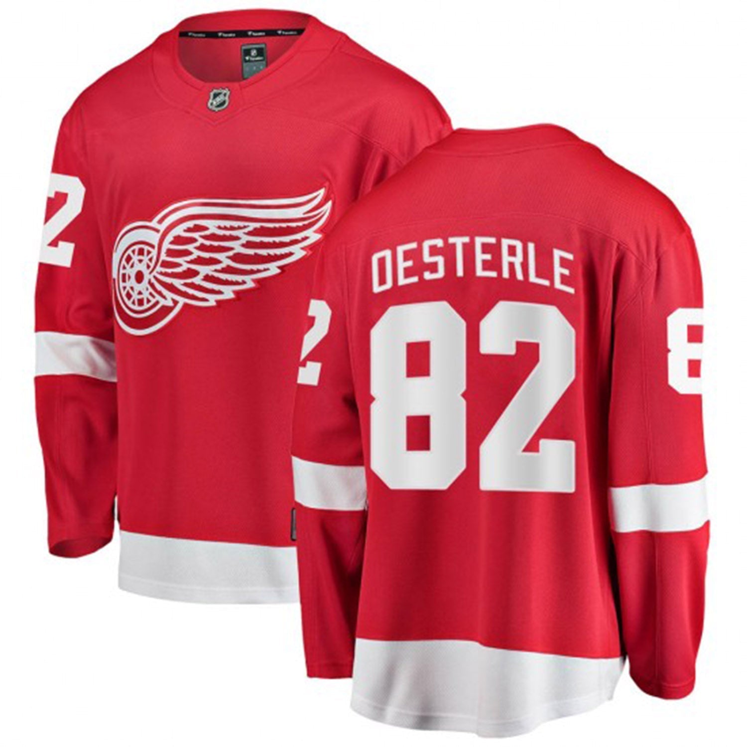 Jordan Oesterle Detroit Red Wings 82 Jersey