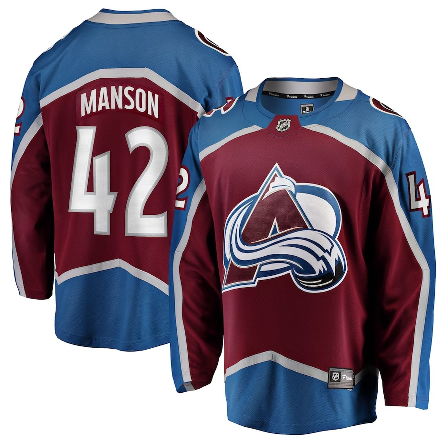 Josh Manson Colorado Avalanche 42 Jersey