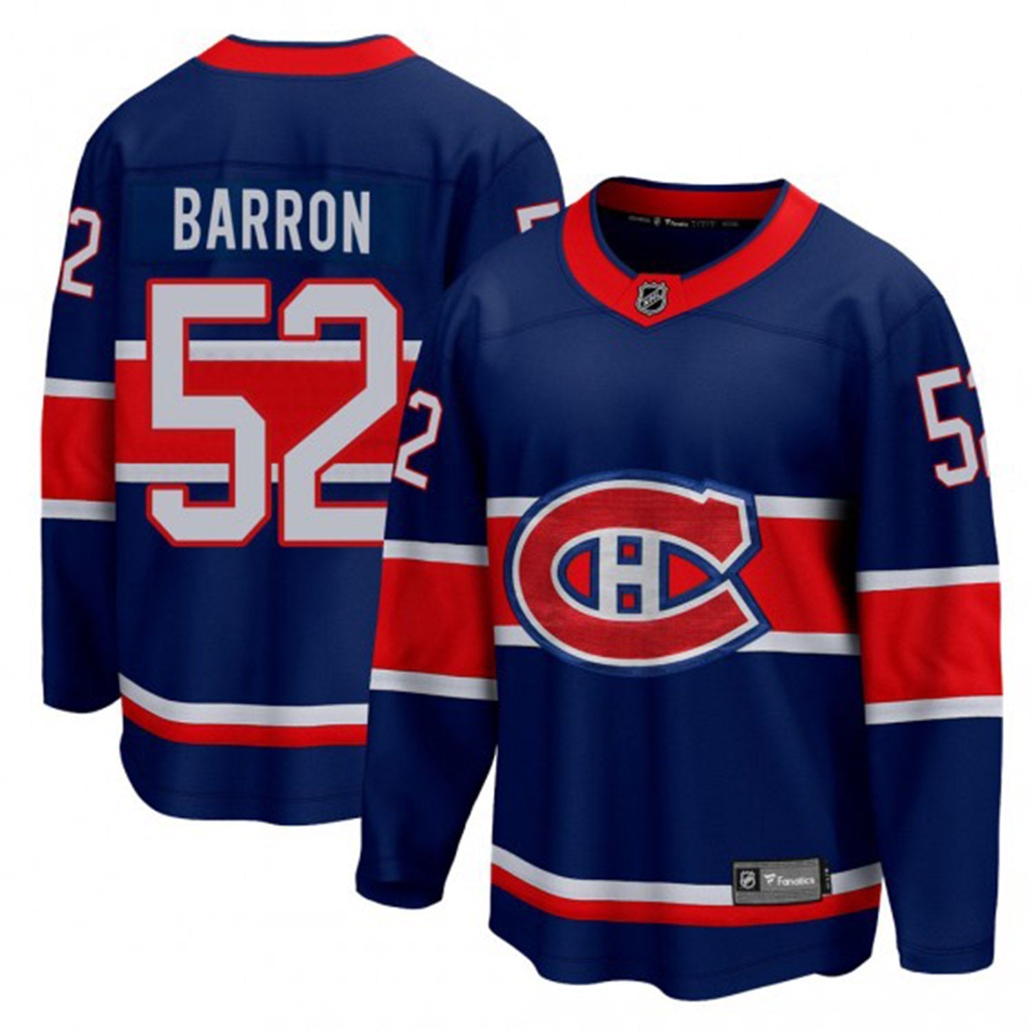 Justin Barron Montreal Canadiens 52 Jersey