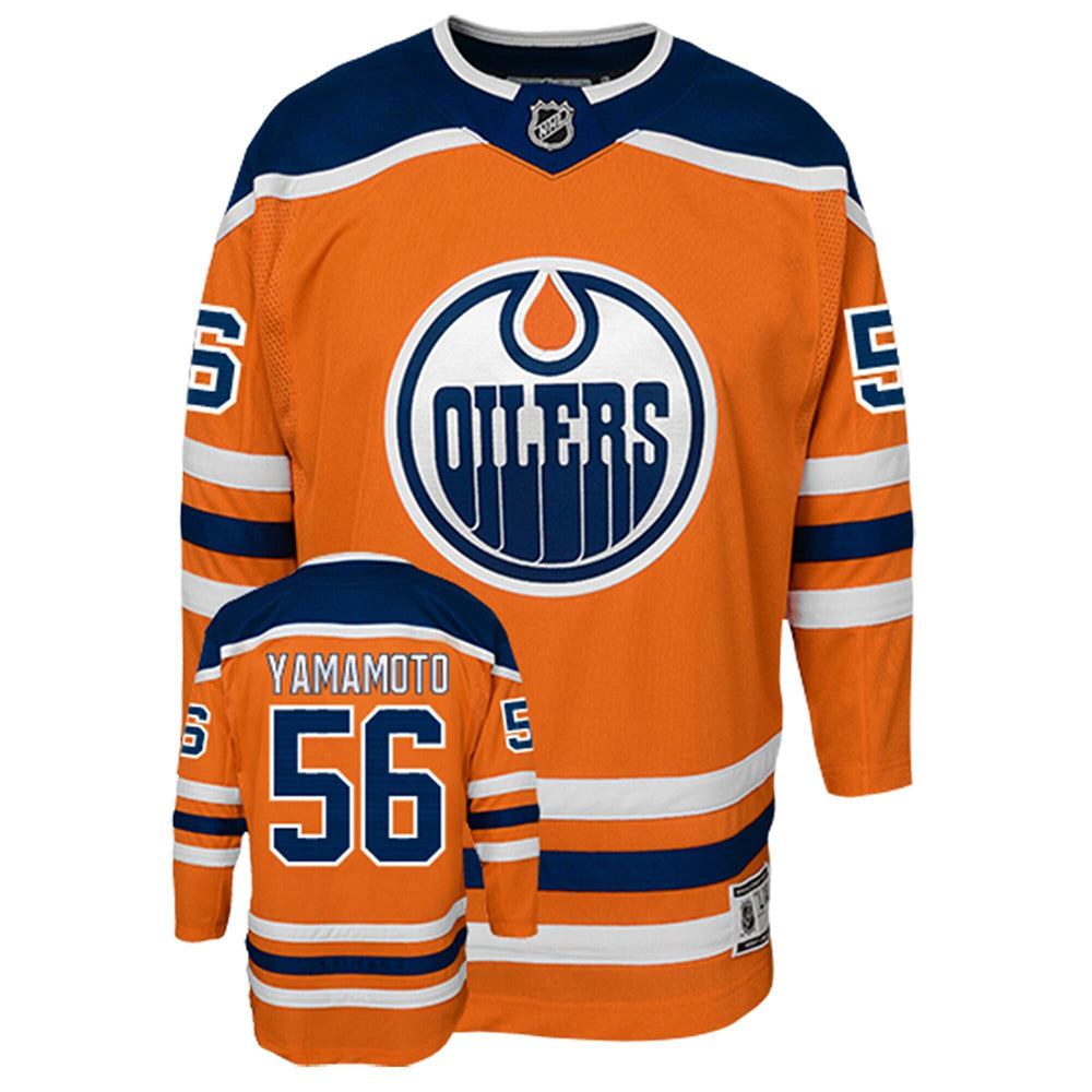 Kailer Yamamoto Edmonton Oilers 56 Jersey