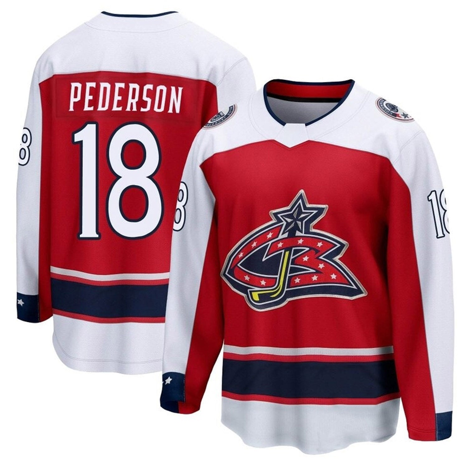 Lane Pederson Columbus Blue Jackets 18 Jersey