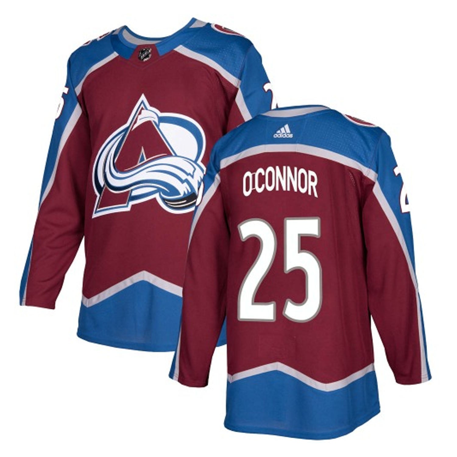 Logan O'Connor Colorado Avalanche 25 Jersey