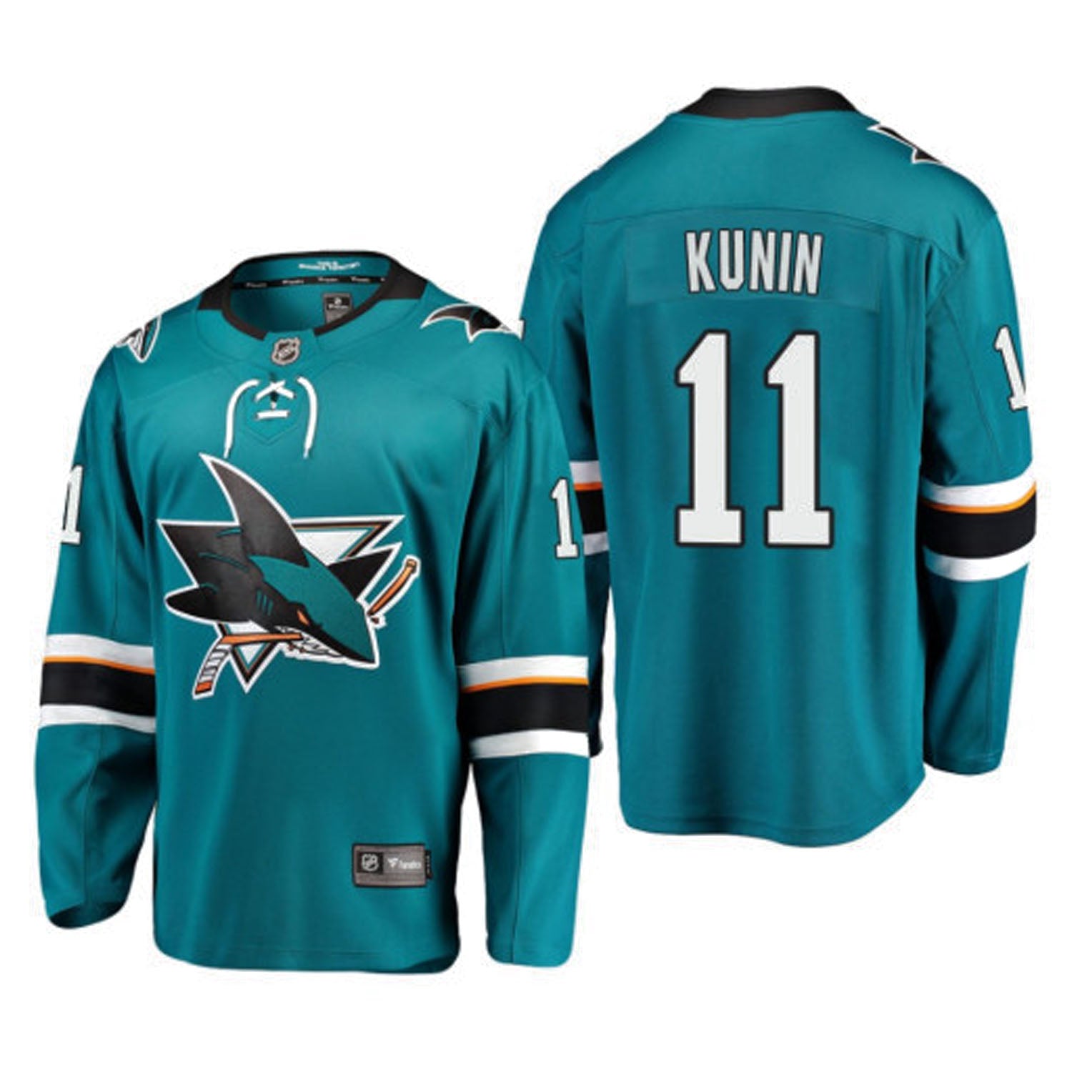 Luke Kunin San Jose Sharks 11 Jersey