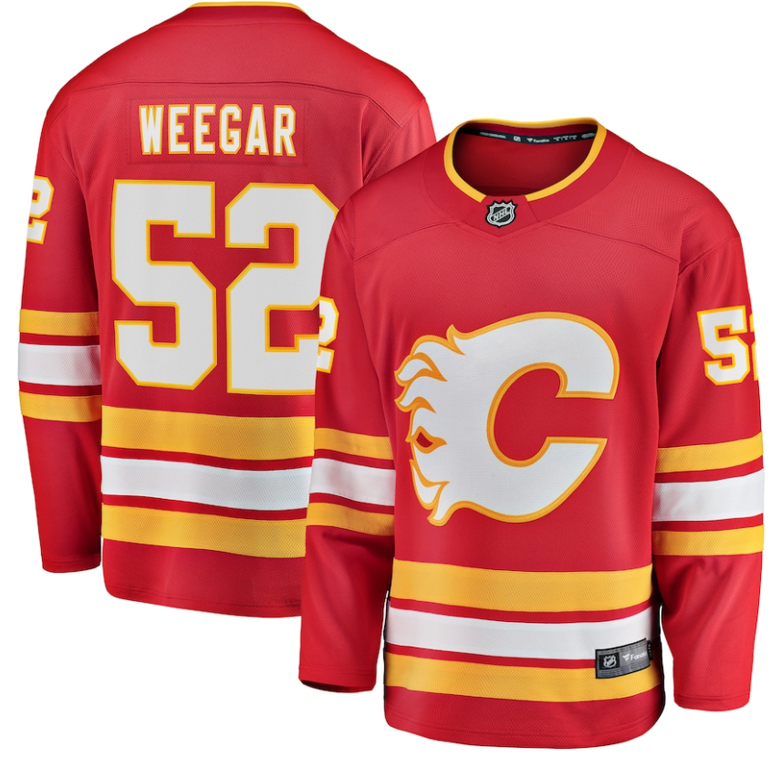 MacKenzie Weegar Calgary Flames 52 Jersey