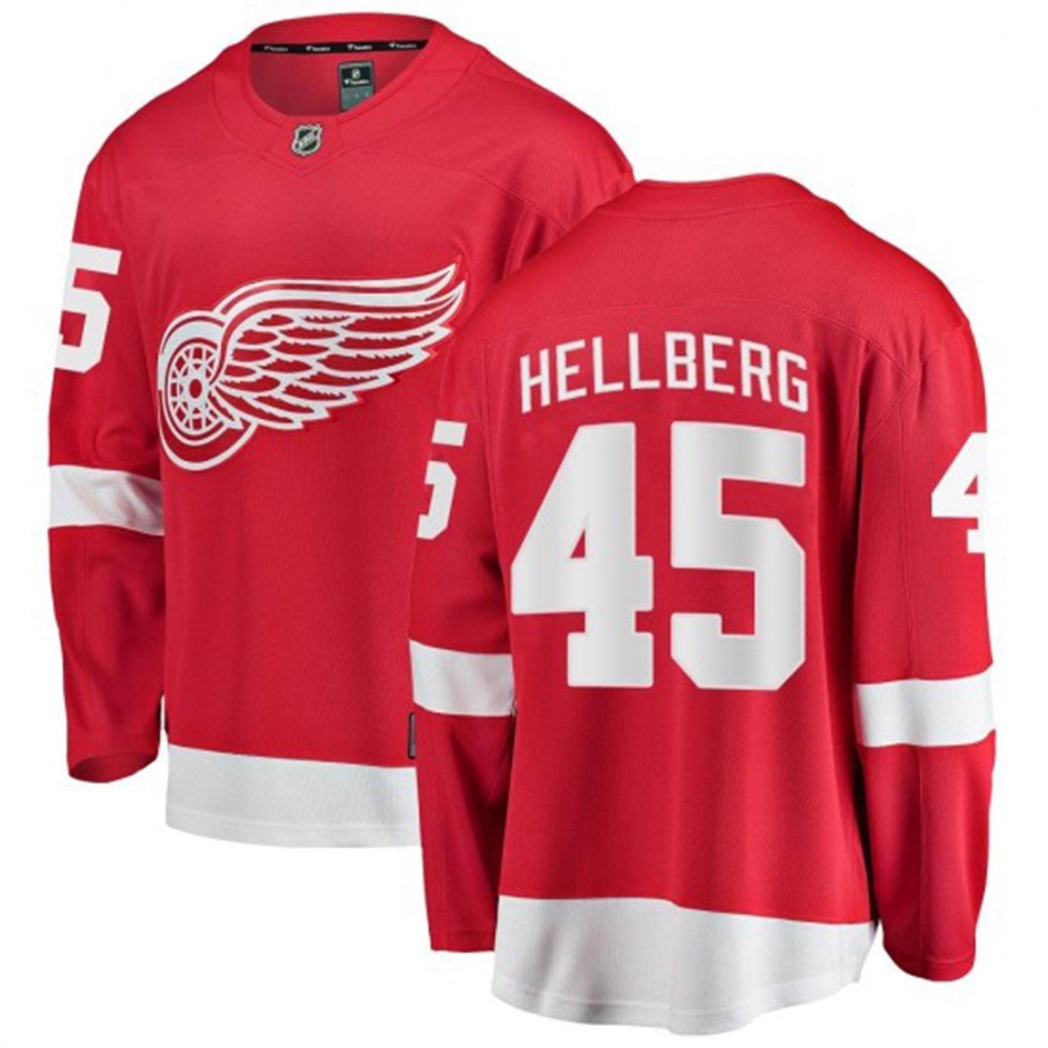 Magnus Hellberg Detroit Red Wings 45 Jersey