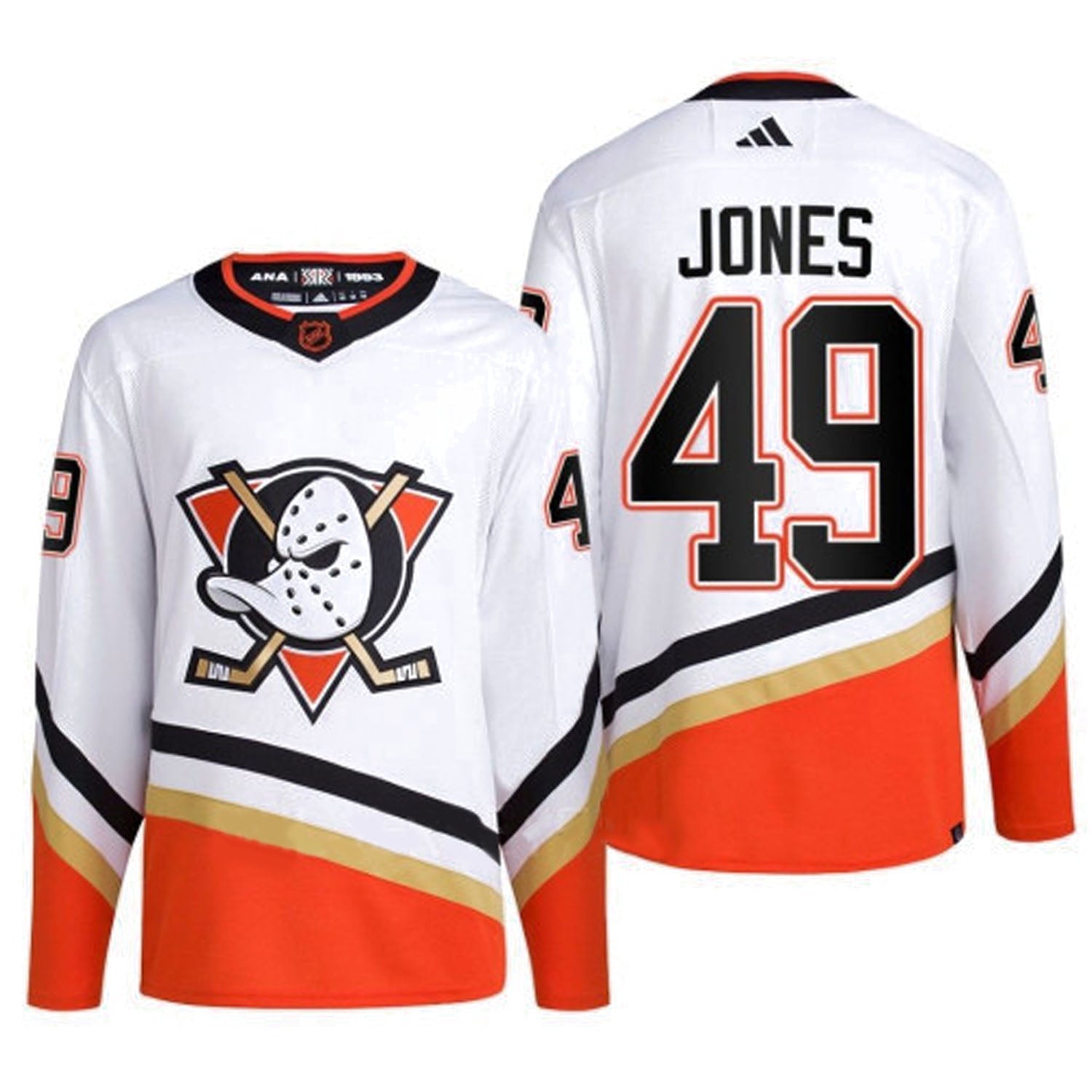 Max Jones Anaheim Ducks 49 Jersey