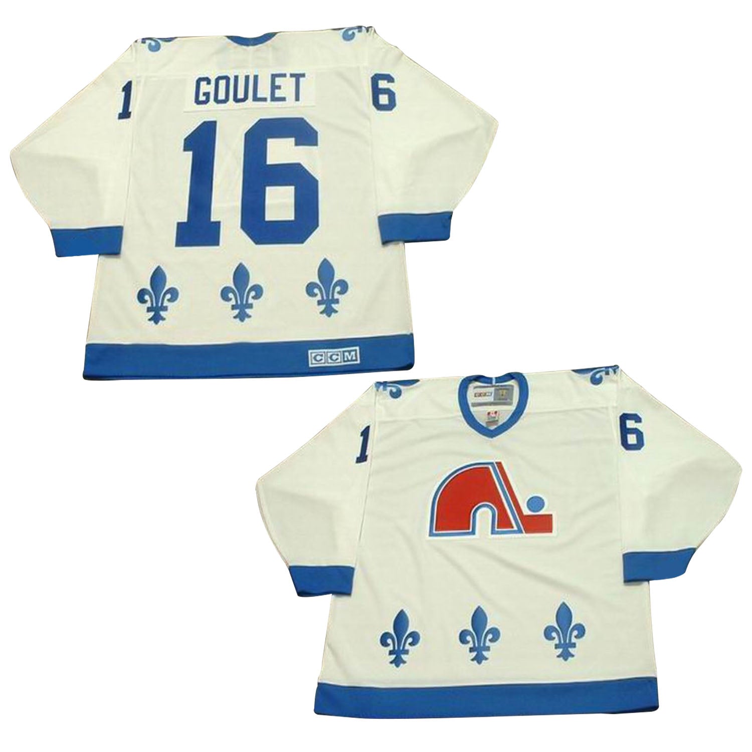 Michel Goulet Quebec Nordiques 16 Jersey