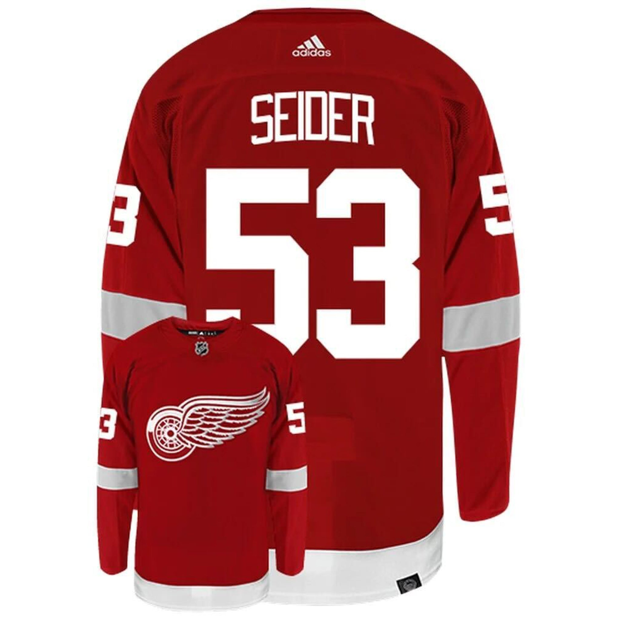Moritz Seider Detroit Red Wings 53 Jersey