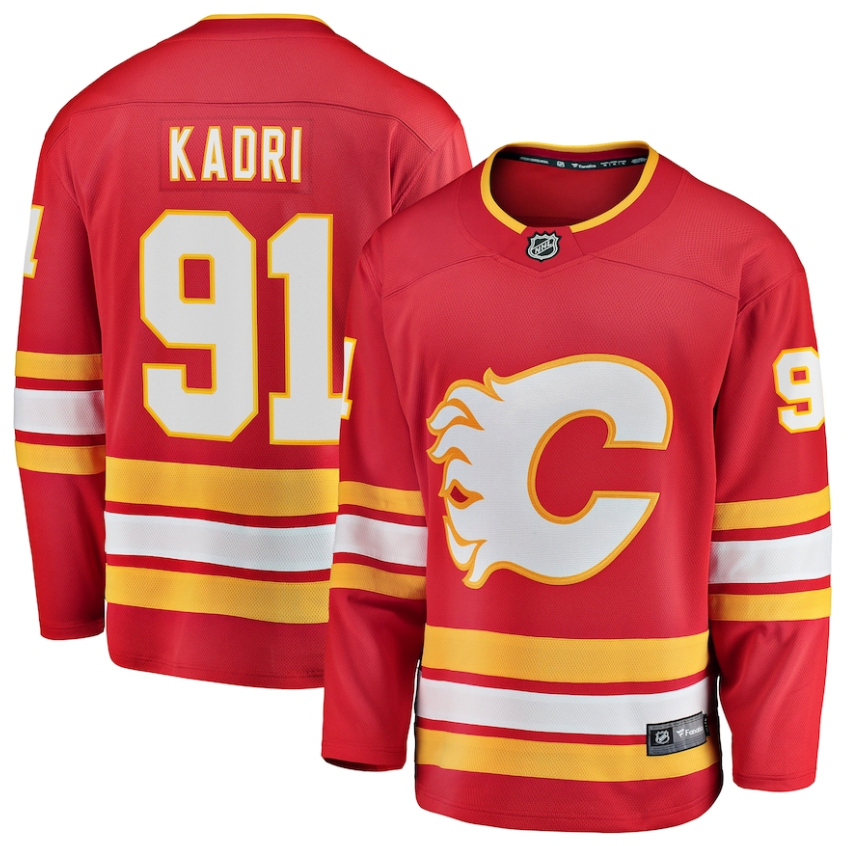 Nazem Kadri Calgary Flames 91 Jersey