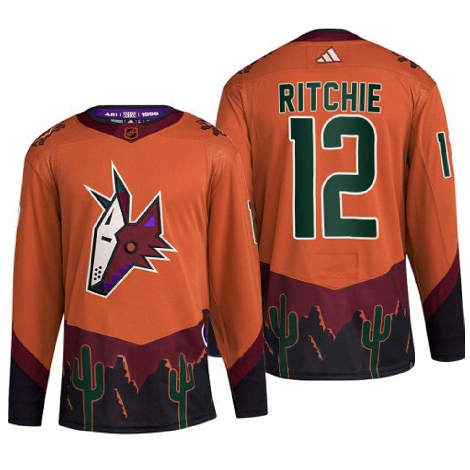 Nick Ritchie Arizona Coyotes 12 Jersey