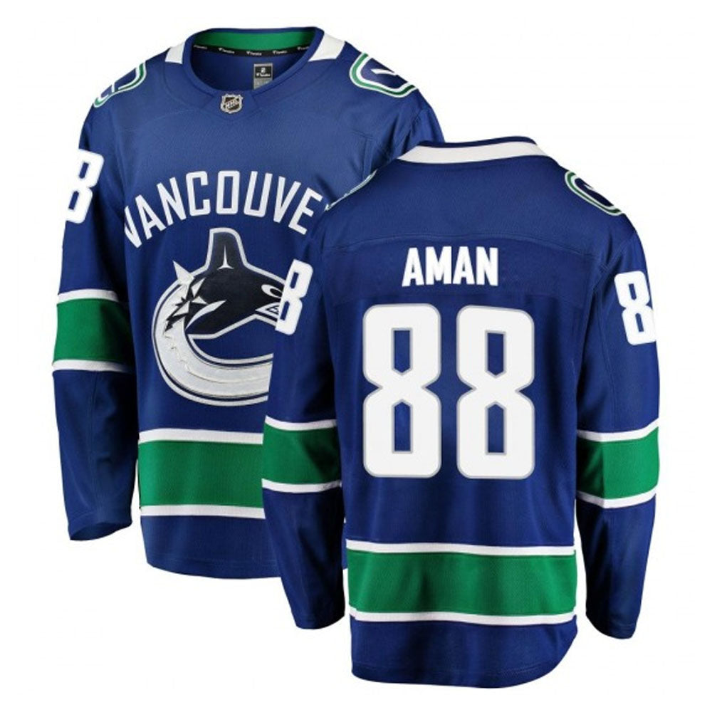 Nils Aman Vancouver Canucks 88 Jersey