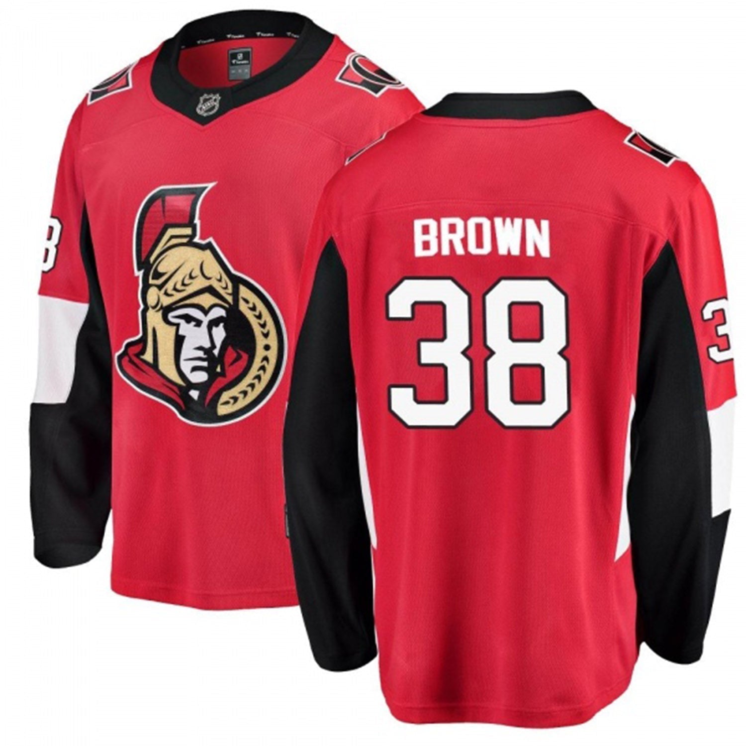 Patrick Brown Ottawa Senators 38 Jersey