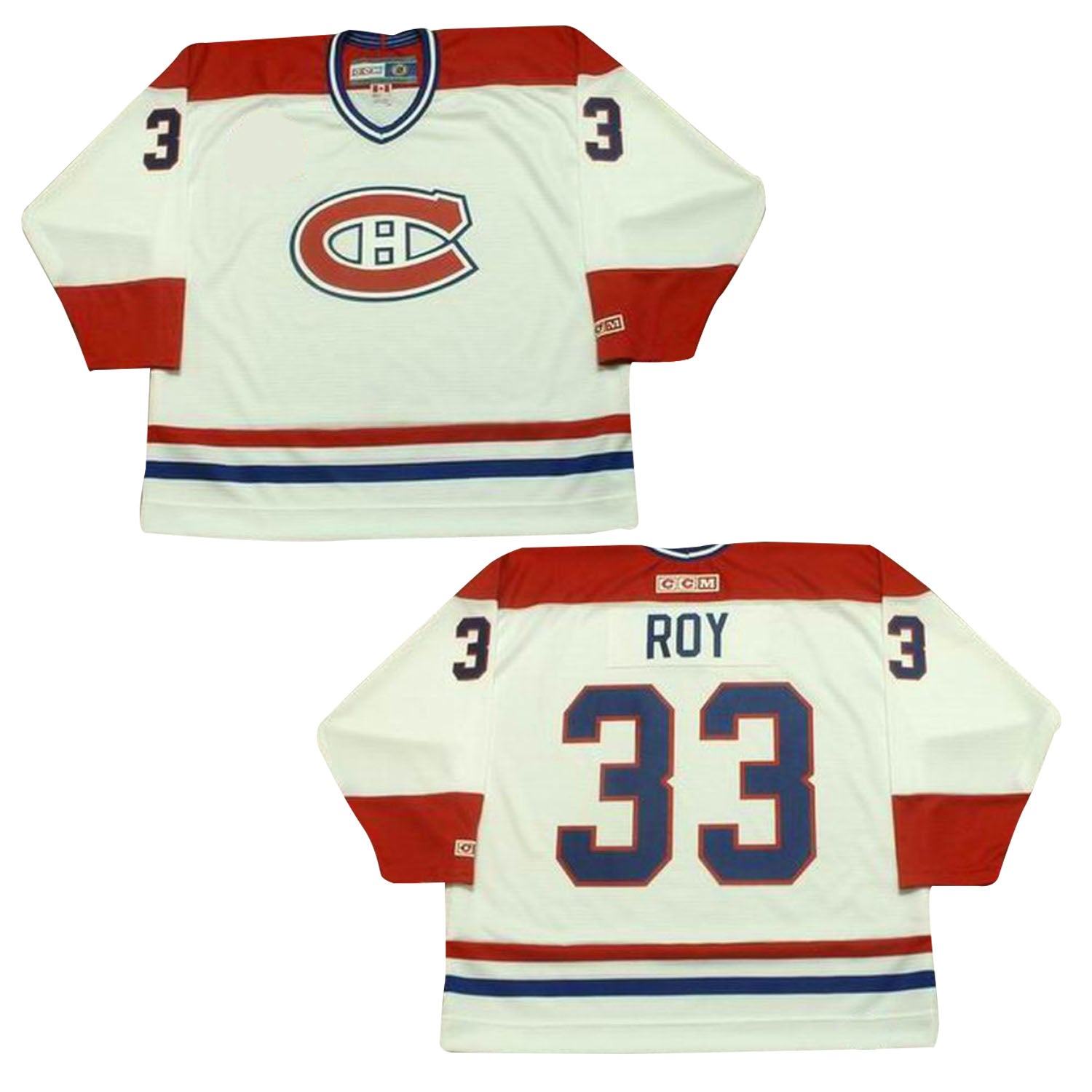 Patrick Roy Montreal Canadians 33 Jersey