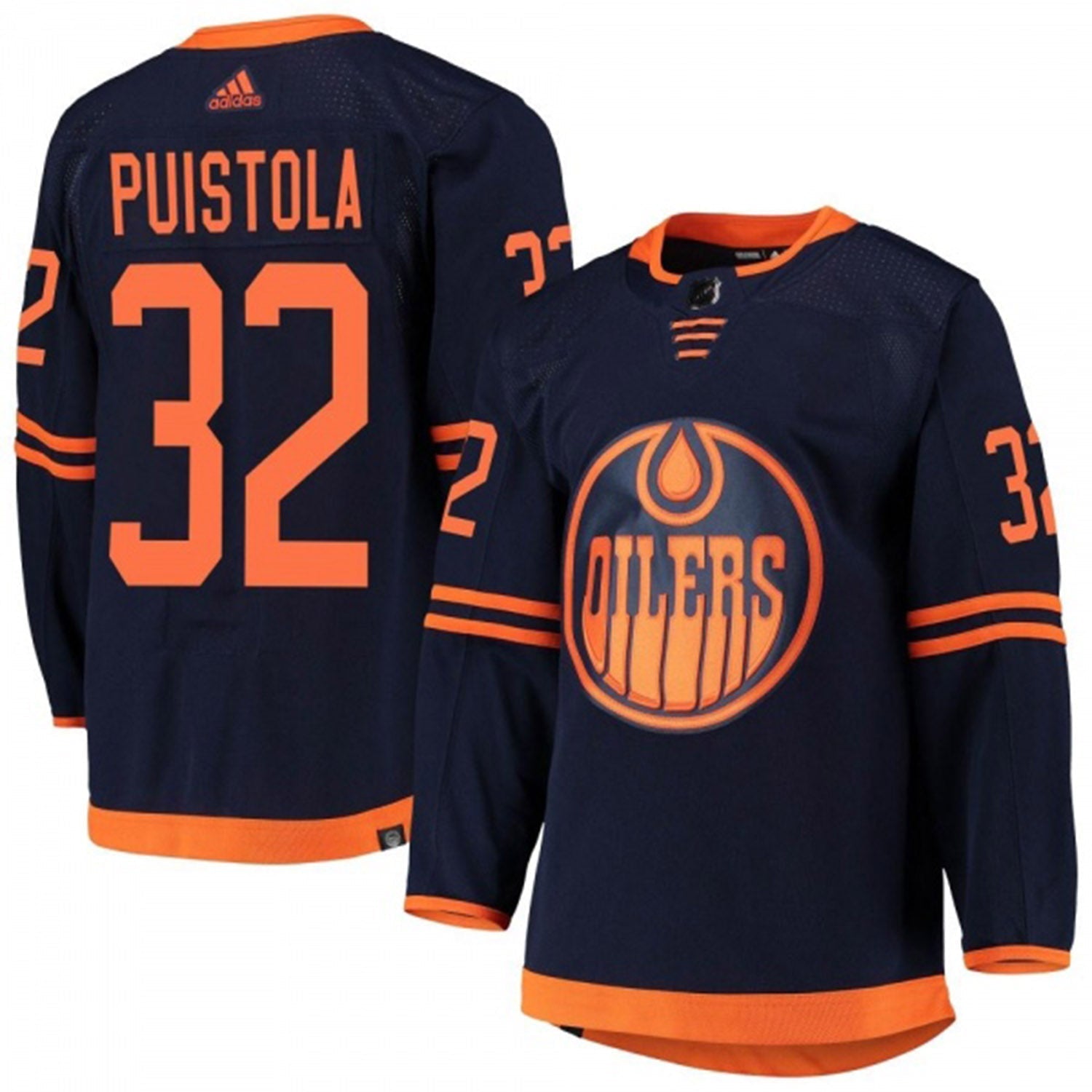 Patrik Puistola Edmonton Oilers 32 Jersey
