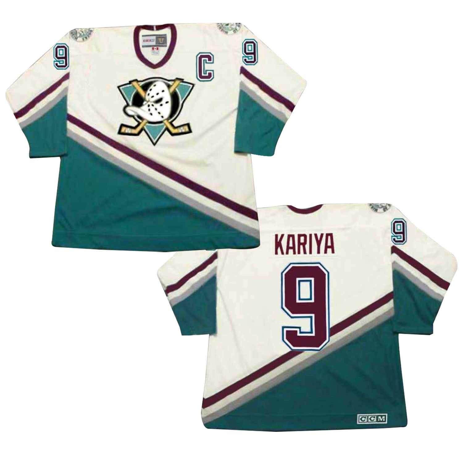 Paul Kariya Anaheim Mighty Ducks 9 Jersey