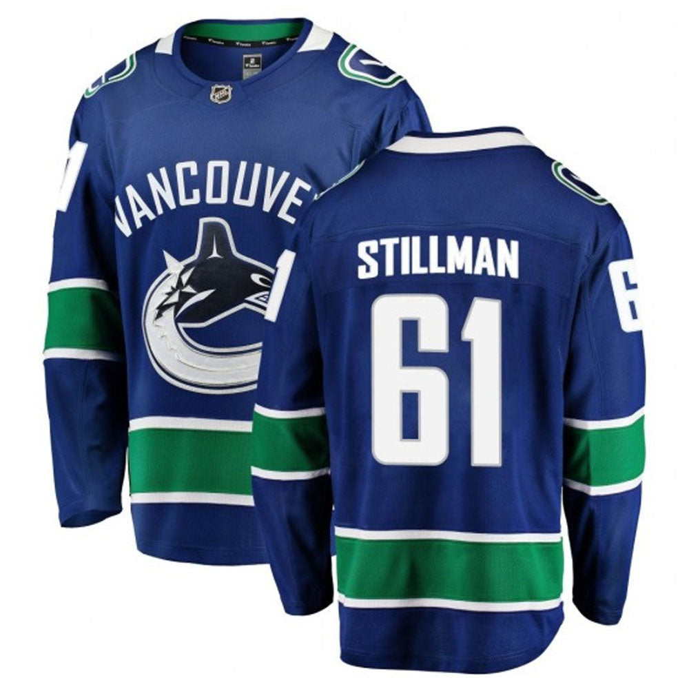 Riley Stillman Vancouver Canucks 61 Jersey