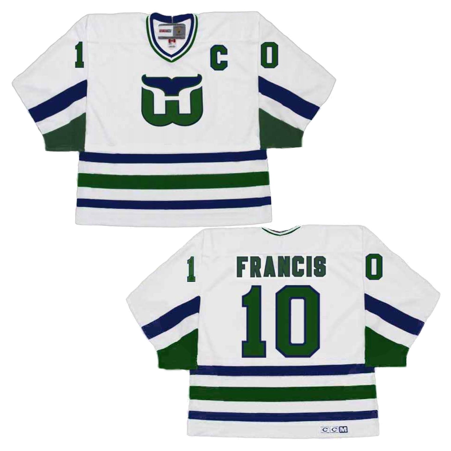 Ron Francis Hartford Whalers 10 Jersey