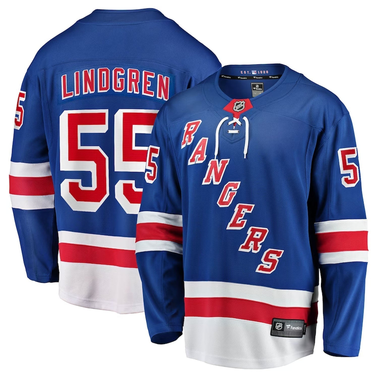 Ryan Lindgren New York Rangers 55 Jersey