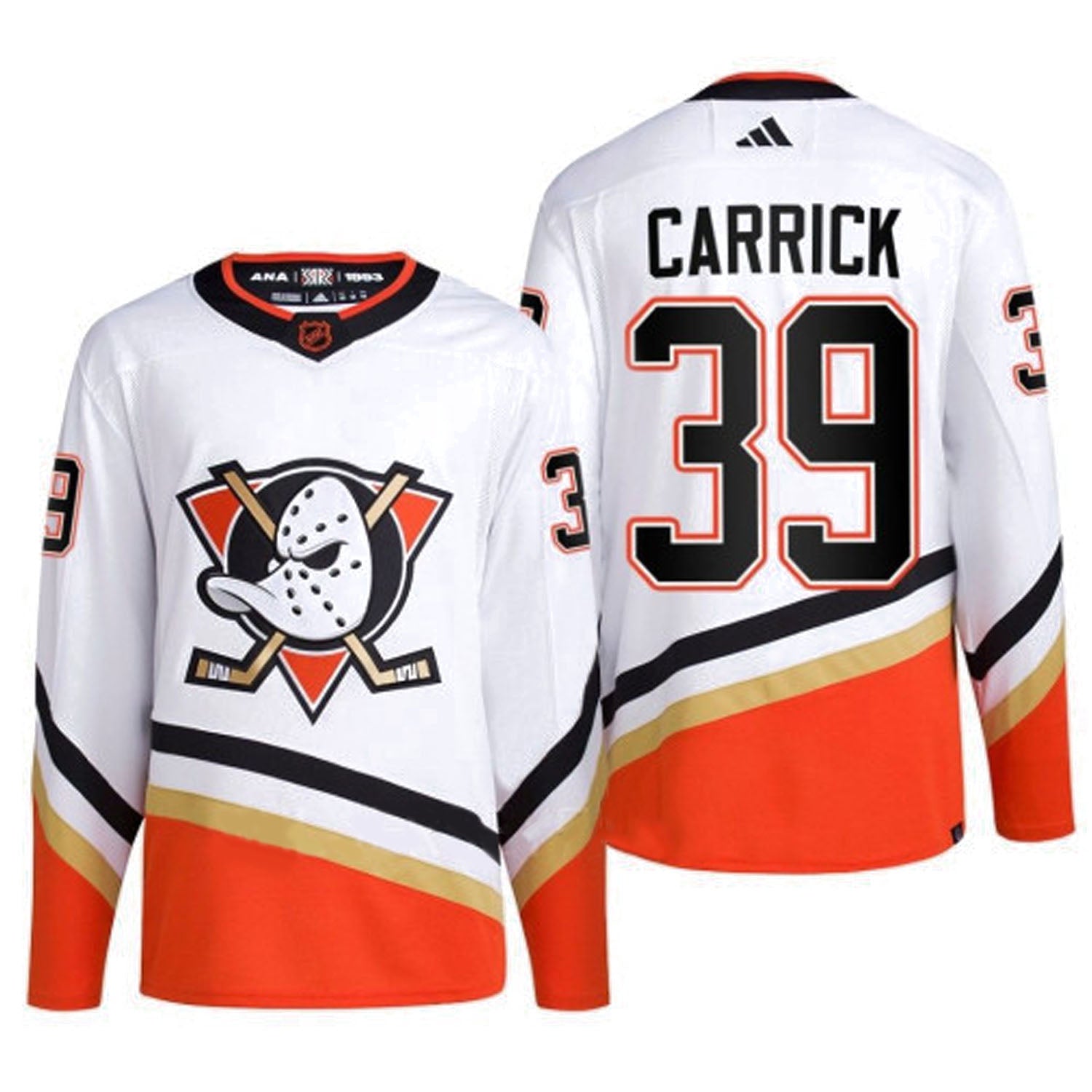 Sam Carrick Anaheim Ducks 39 Jersey