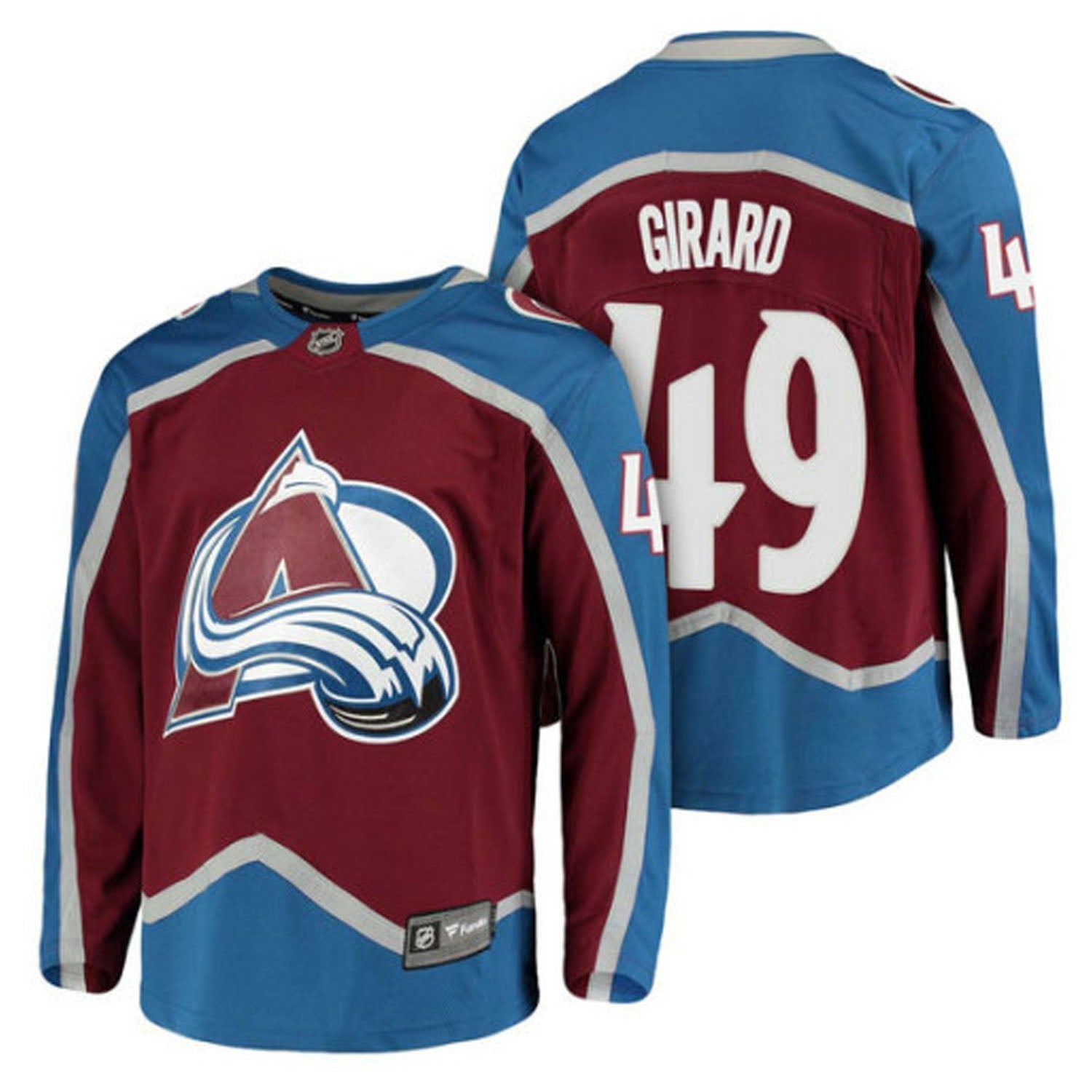 Sam Girard Colorado Avalanche 49 Jersey