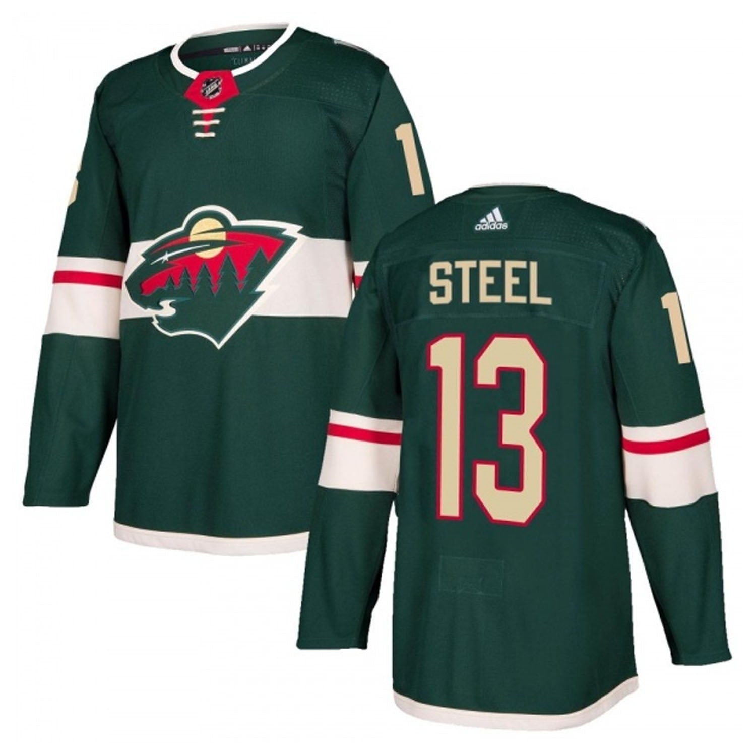 Sam Steel Minnesota Wild 13 Jersey
