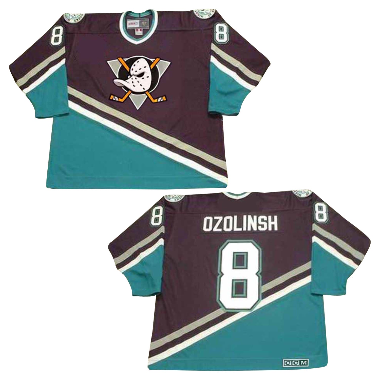 Sandis Ozolinsh Anaheim Mighty Ducks 8 Jersey