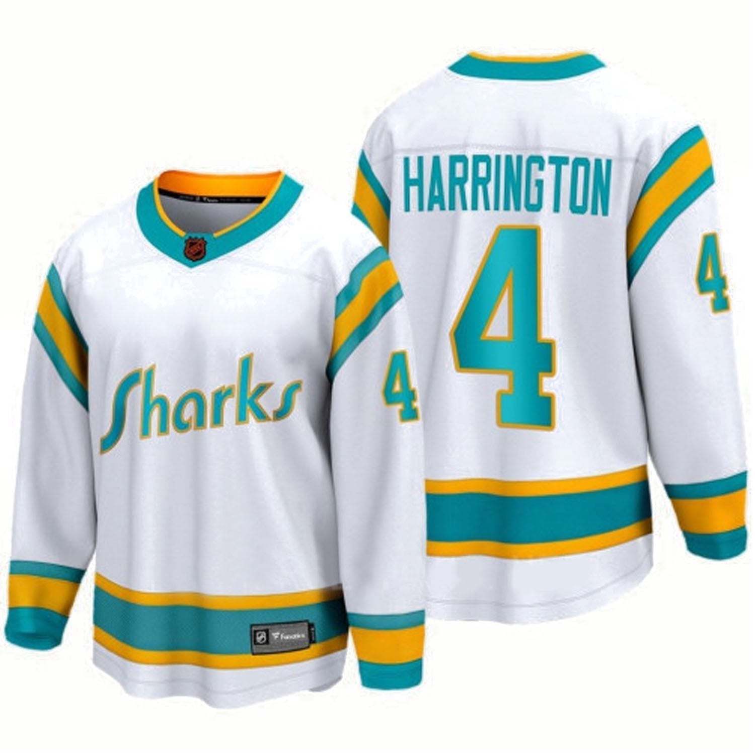 Scott Harrington San Jose Sharks 4 Jersey
