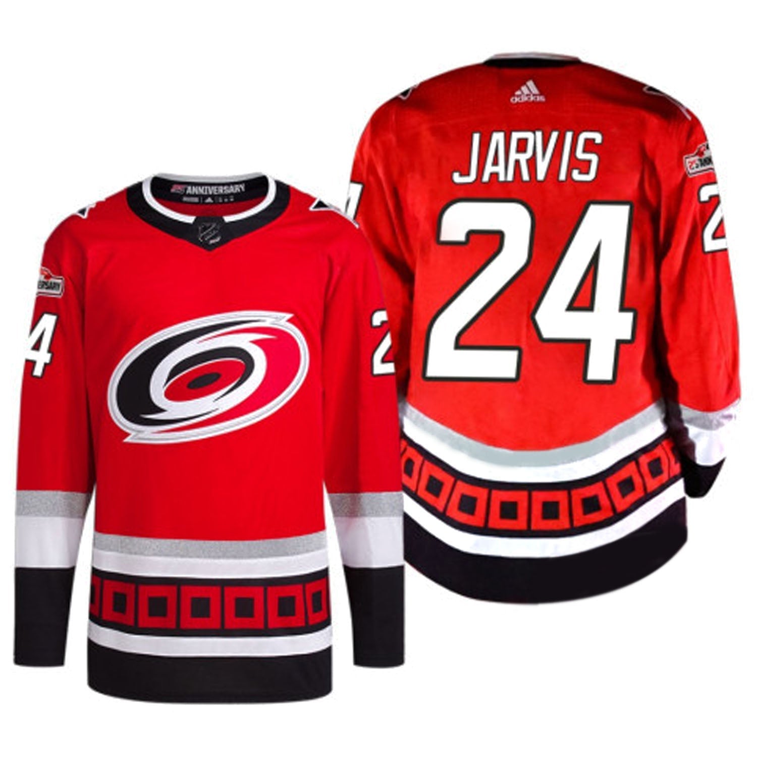 Seth Jarvis Carolina Hurricanes 24 Jersey