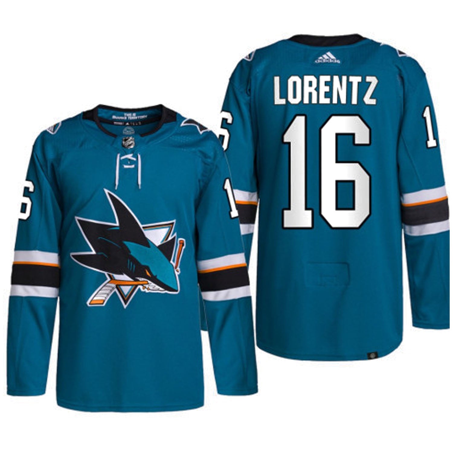 Steven Lorentz #16 San Jose Sharks 16 Jersey