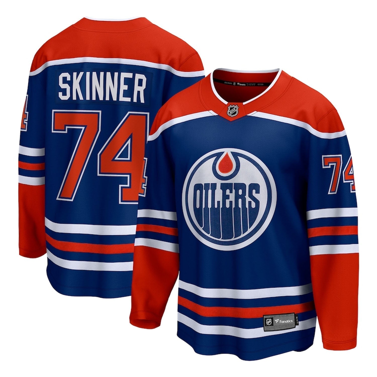 Stuart Skinner Edmonton Oilers 74 Jersey