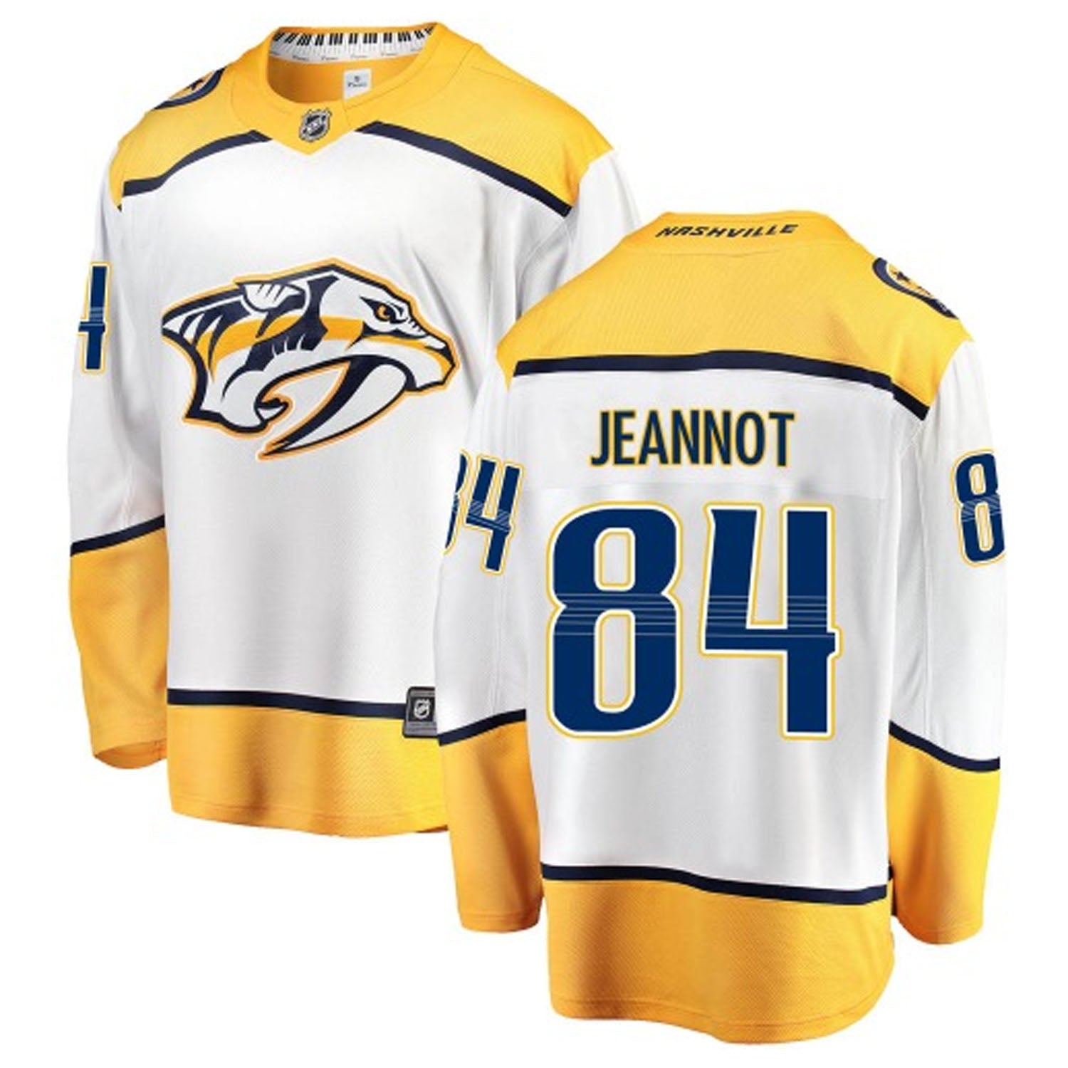 Tanner Jeannot Nashville Predators 84 Jersey