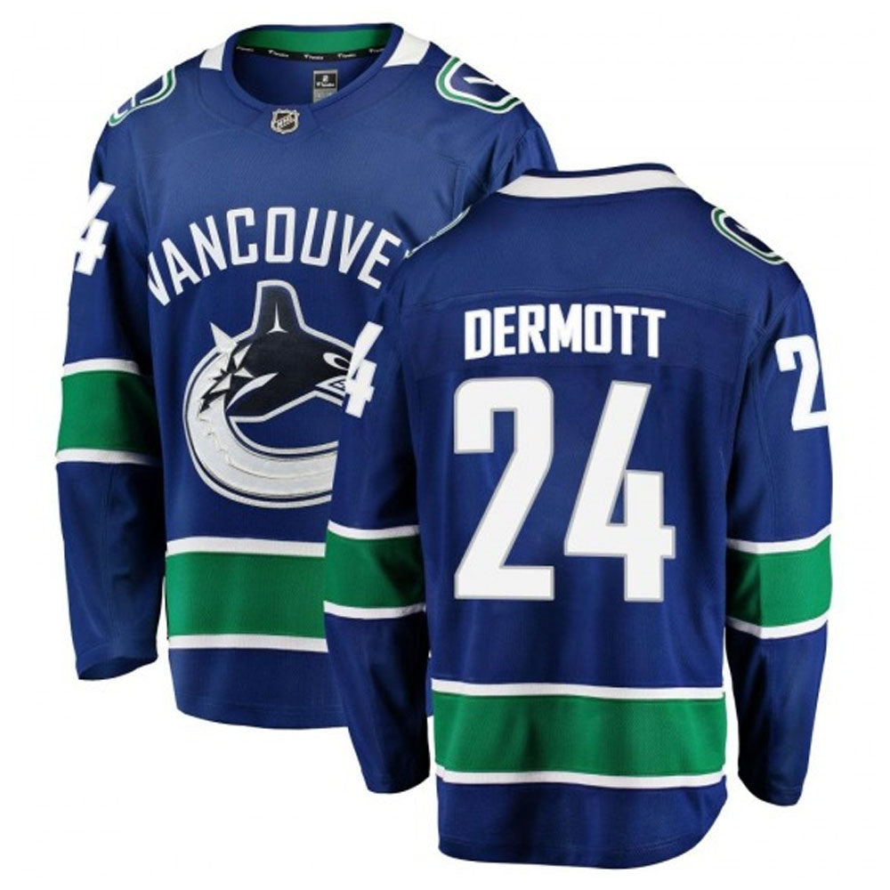 Travis Dermott Vancouver Canucks 24 Jersey