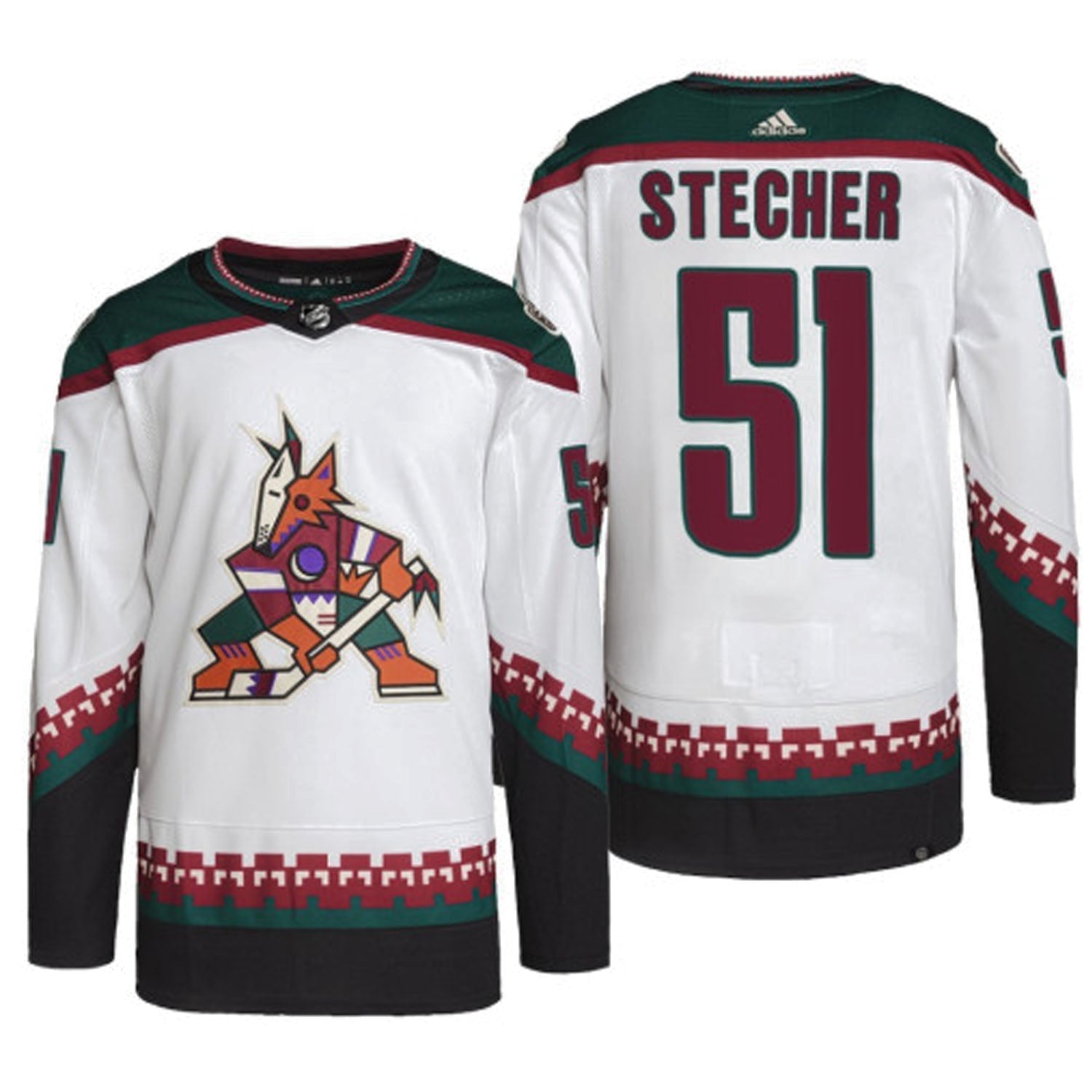 Troy Stecher Arizona Coyotes 51 Jersey