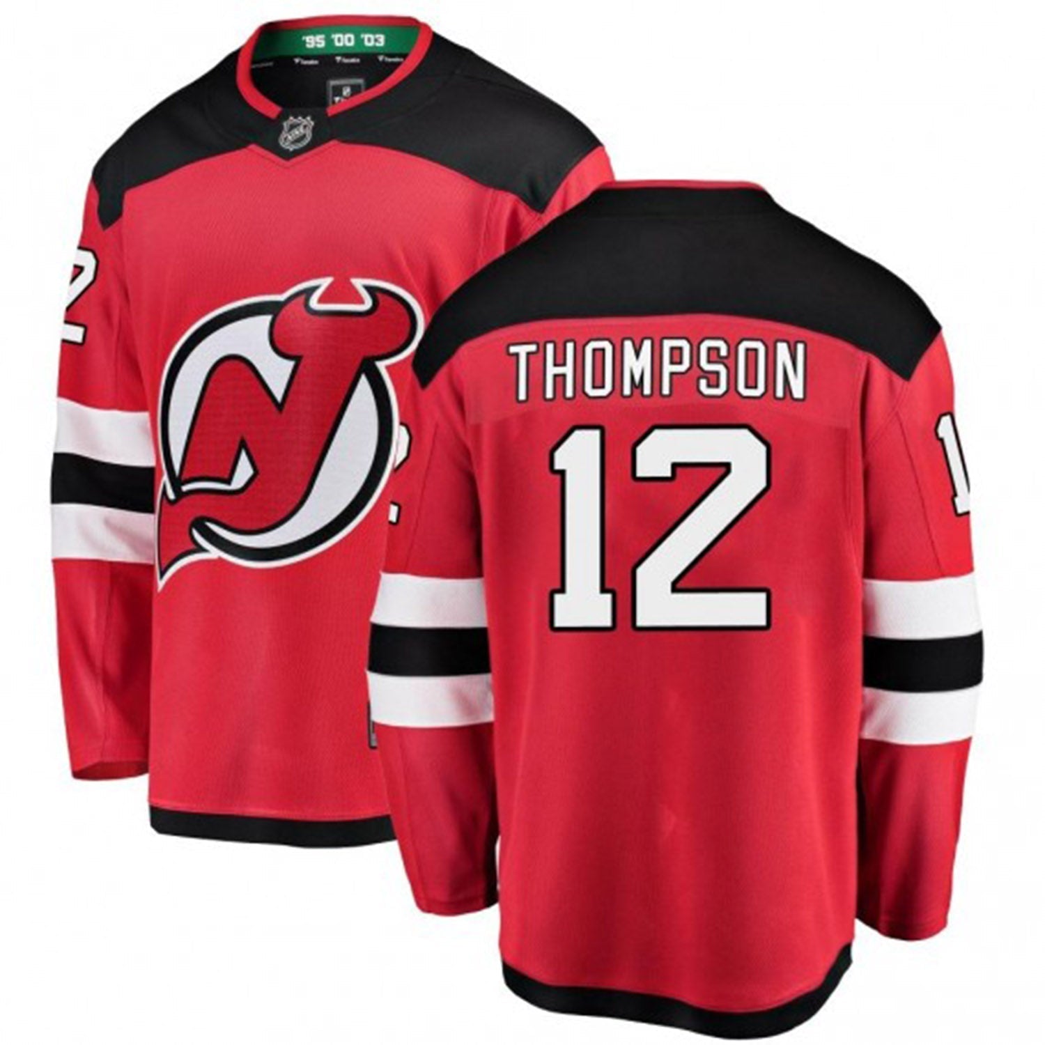 Tyce Thompson New Jersey Devils 12 Jersey